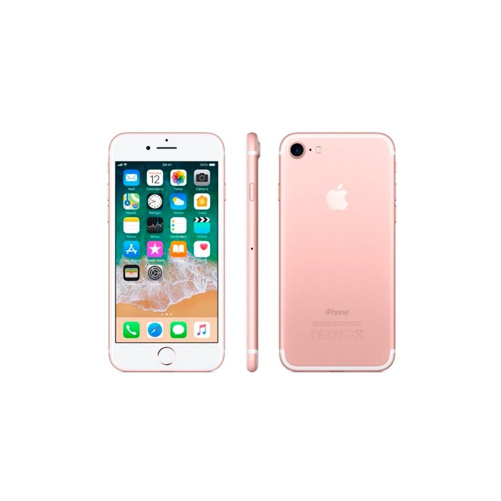 iPhone 7 32GB iOS 11 Rose Gold MN912BR/A - Apple - CELULARES E
